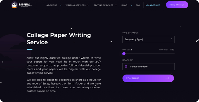 paper writing service by essayshark quality