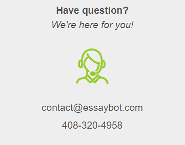 EssayBot customer support