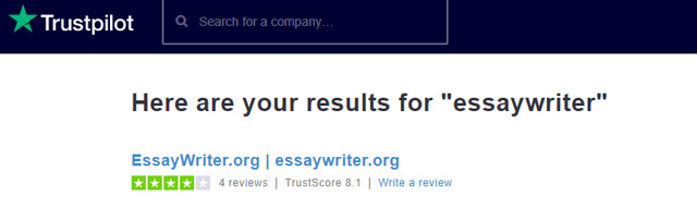 Online reputation of essaywriter.org