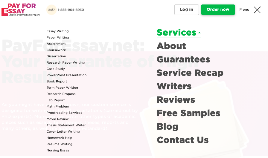 PayForEssay services