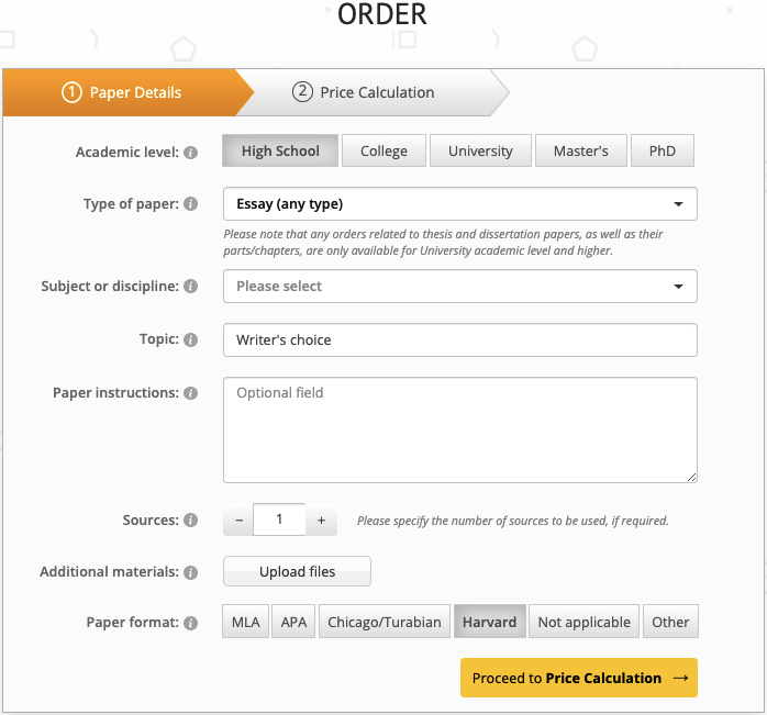 expertwriting ordering process