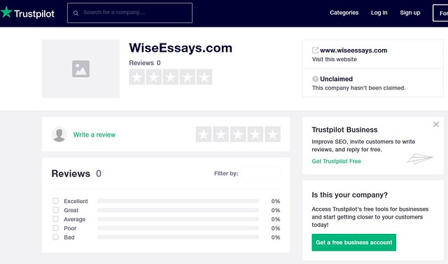 wiseessays reviews on trustpilot