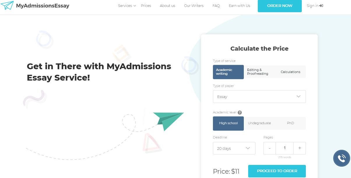 MyAdmissionsEssay.com review