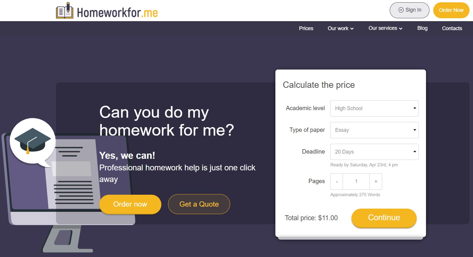 homeworkfor.me review