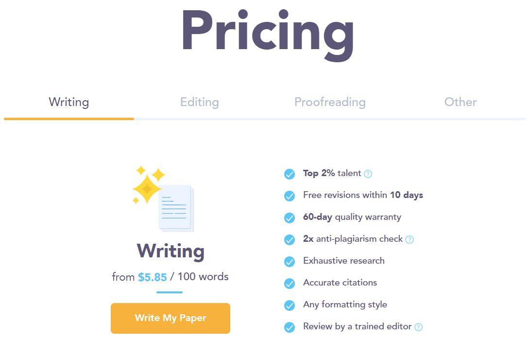 Assignment Geek pricing